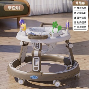 Baby walker, anti-O-leg baby, multi-function, anti-rollover stroller, baby can ride, can push, walk, starter
