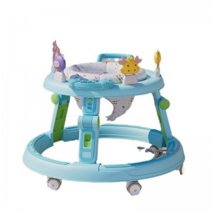 Baby walker, anti-O-leg baby, multi-function, anti-rollover stroller, baby can ride, can push, walk, starter