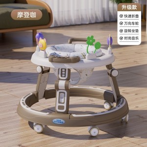 Baby walker, anti-O-leg baby, multi-function, anti-rollover stroller, baby can ride, can push, walk, starter