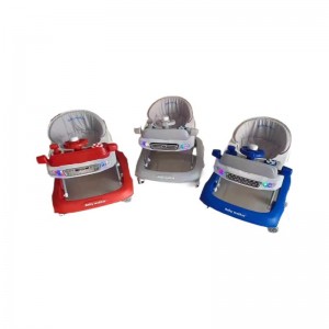 婴儿学步车防o型腿多种功能防侧翻一岁宝宝可坐助步车方盘学步车