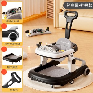 婴儿学步车防O型腿多种功能防侧翻男女宝宝助步学走路车早教玩具车