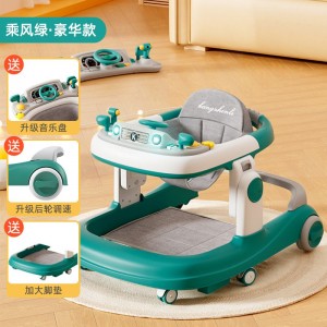 婴儿学步车防O型腿多种功能防侧翻男女宝宝助步学走路车早教玩具车