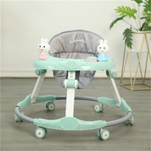 婴幼儿折叠学步车防侧翻宝宝助步车6-18个月不0型腿学走 路车静音