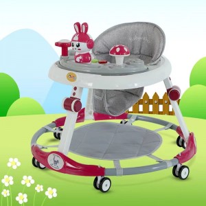 New baby walker, 6-speed adjustment, multi-function, anti-rollover, anti-O-leg, walker for boys and girls