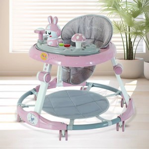 New baby walker, 6-speed adjustment, multi-function, anti-rollover, anti-O-leg, walker for boys and girls