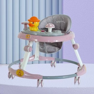 婴儿学步车防O型腿多种功能防侧翻男女孩宝宝可坐推学行助步