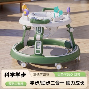 Baby walker, anti-O-leg baby, multi-function, anti-rollover stroller, baby can ride, can push, walk, starter