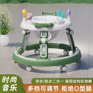 Baby walker, anti-O-leg baby, multi-function, anti-rollover stroller, baby can ride, can push, walk, starter