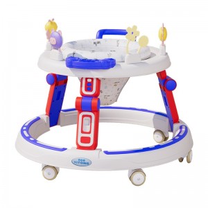 Baby walker, anti-O-leg baby, multi-function, anti-rollover stroller, baby can ride, can push, walk, starter