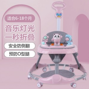 学步车防O型腿婴儿多种功能手推车宝宝可坐可推防侧翻学行车起步车