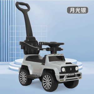 儿童手推滑行车男宝宝女孩婴儿1一3岁溜溜四轮玩具汽车可坐人电动