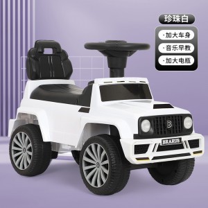 儿童手推滑行车男宝宝女孩婴儿1一3岁溜溜四轮玩具汽车可坐人电动