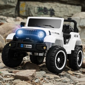 儿童电动车可坐人宝宝遥控玩具车四轮电瓶汽车小孩自驾越野车童车