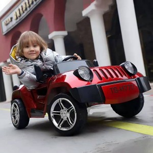 儿童电动汽车可坐人摇摆小孩童车双驱动遥控早教宝宝玩具车