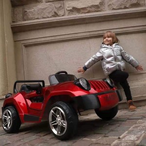 儿童电动汽车可坐人摇摆小孩童车双驱动遥控早教宝宝玩具车