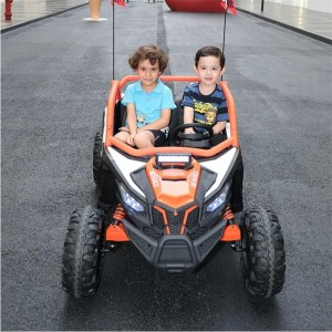 越野儿童电动车四轮亲子玩具车可坐大人双人座宝宝遥控汽车