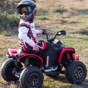 儿童电动车四轮沙滩越野车男女宝宝小孩可坐人玩具车