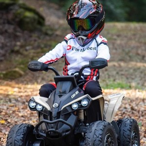 儿童电动车四轮沙滩越野车男女宝宝小孩可坐人玩具车