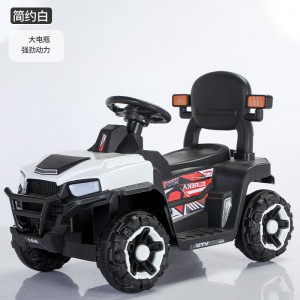 新款婴儿童电动车四轮遥控汽车充电带推杆0-4岁玩具车男女宝宝