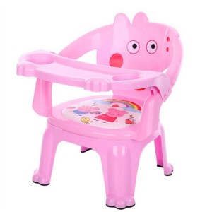 宝宝吃饭儿童餐桌儿童座椅塑料靠背儿童餐椅叫叫椅卡通婴儿餐椅