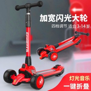 闪光音乐溜溜车大童滑行车儿童平衡车宝宝车儿童滑板车儿童学步车