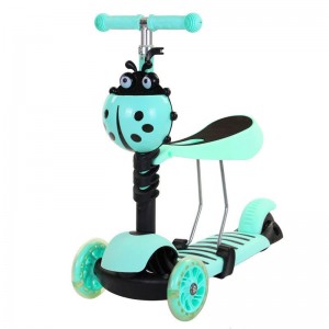 可坐儿童三轮踏板车 儿童滑行车学步车 三合一儿童滑板车