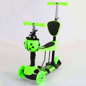 1-4岁溜溜车 6岁男孩女宝宝五合一儿童滑板车可推可坐可滑可骑