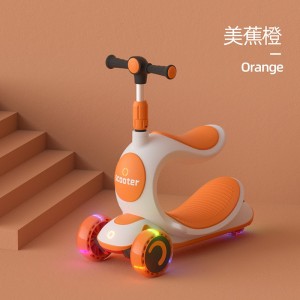 三合一可坐可滑摇摆车2-5-8-9溜溜单脚踏板车儿童滑板车