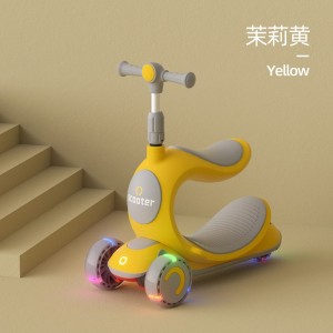 三合一可坐可滑摇摆车2-5-8-9溜溜单脚踏板车儿童滑板车