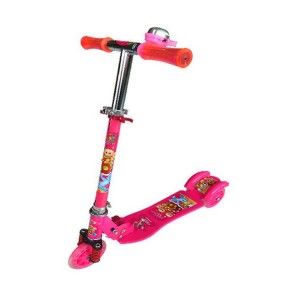 折叠小孩踏板车 闪光脚踏滑板车 三轮摇摆滑轮车