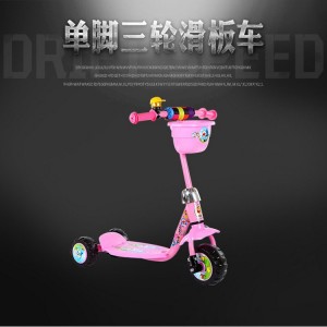 单脚三轮滑板车 休闲运动滑行玩具单脚溜溜车 兴趣培养儿童滑板车