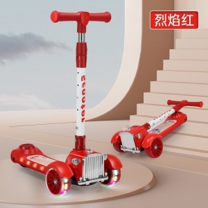 儿童滑板车1-3一6一12岁新款小孩踏板折叠款男孩女宝宝滑滑溜溜车