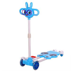 儿童滑板车 儿童脚踏滑板车 四轮防侧翻滑板车 溜溜车