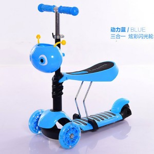 儿童滑板车四 五合一滑轮车滑行车 四轮闪光儿童滑行踏板车手推车