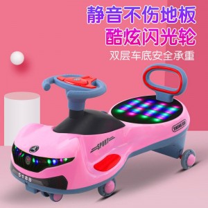 1-3岁女宝宝摇摆男孩万向轮妞妞车带音乐滑行车儿童溜溜车扭扭车