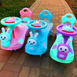 摇摆玩具宝宝车1-3-6岁婴幼妞妞车静音轮带音乐儿童扭扭车溜溜车