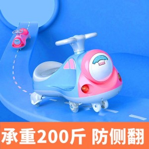 音乐宝宝溜溜车3-6岁滑步静音轮摇摆妞妞滑行车万向轮儿童扭扭车