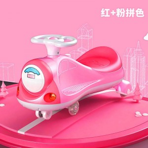 音乐宝宝溜溜车3-6岁滑步静音轮摇摆妞妞滑行车万向轮儿童扭扭车