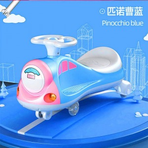 音乐宝宝溜溜车3-6岁滑步静音轮摇摆妞妞滑行车万向轮儿童扭扭车