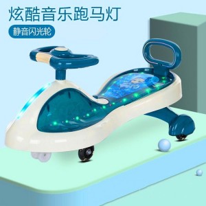 带音乐四轮滑行宝宝玩具车摇摆车溜溜车1-6岁儿童扭扭车
