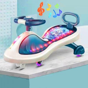 带音乐四轮滑行宝宝玩具车摇摆车溜溜车1-6岁儿童扭扭车
