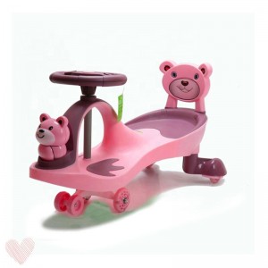 新款防侧翻1到8岁静音轮音乐儿童玩具摇摆车宝宝可滑行儿童扭扭车