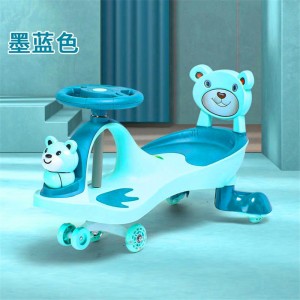 新款防侧翻1到8岁静音轮音乐儿童玩具摇摆车宝宝可滑行儿童扭扭车