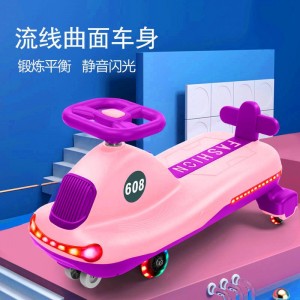 新款万向轮防侧翻滑行车溜溜车 儿童扭扭车 带音乐1-8岁摇摆车