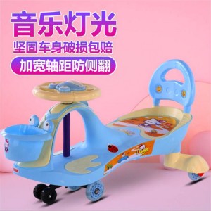 产地货源 新款儿童扭扭车摇摆车滑行1-7岁男女宝宝溜溜车