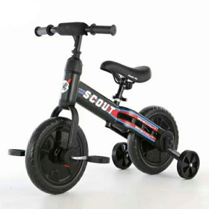 平衡车儿童三轮自行车男女孩滑行车宝宝2-5岁脚踏可拆卸