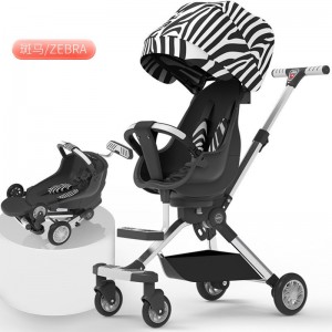 One-click folding stroller, lightweight two-way high-view dining chair, baby walking artifact for infants