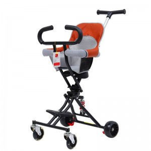 Baby sliding artifact, stroller, foldable, lightweight and easy, with shock absorption, portable shed, stroller, baby walking artifact