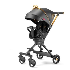 双向溜娃折叠婴儿推车轻便可坐可躺宝宝儿童高景观遛娃车