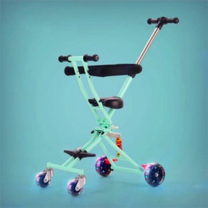 四轮溜遛娃神器轻便折叠儿童手推车五轮车1-6岁儿童推车厂家直供